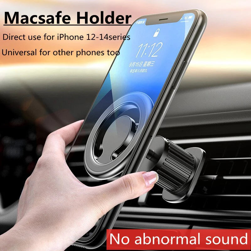 Strong Magnet Car Air Vent Phone Holder for Magsafe Accessories Stand Magnetic Car Dashboard Support for iPhone 15 14 13 12 Pro