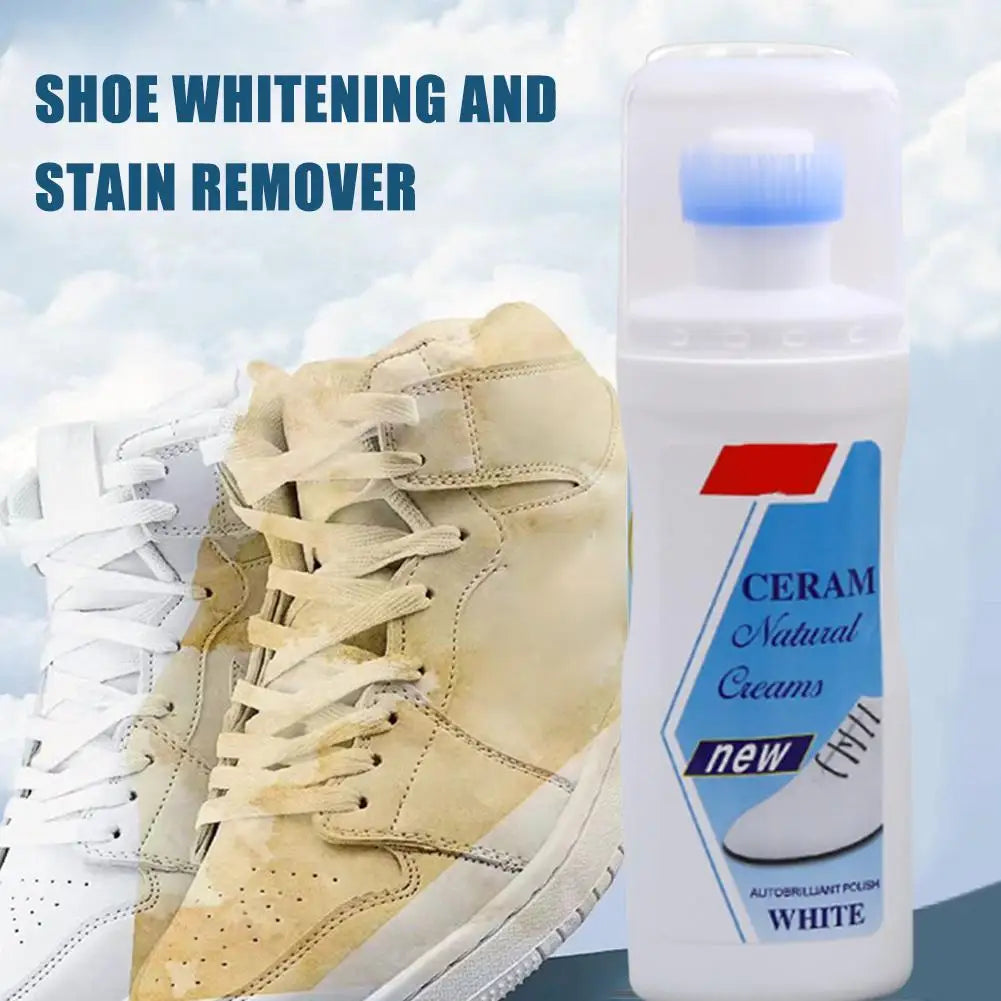 100ML White Shoe Cleaner Foam Suede Sheepskin Matte Shoes Leather Cleaner Polish Cleaning Tool Sneakers Care